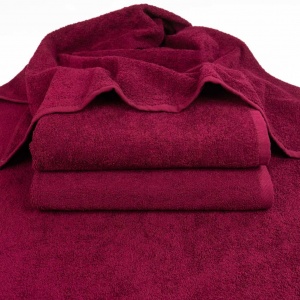 Махровий рушник для тіла GM Textile 70х140см 400г/м2 (Бордовий)