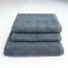 Набір махрових рушників 3шт GM Textile 50х90см, 50х90см, 70х140см 400г / м2 (Сірий)