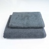 Набор махровых полотенец 2шт GM Textile 50х90см, 70х140см 400г/м2 (Серый)