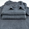 Набір махрових рушників 3шт GM Textile 40х70см, 50х90см, 70х140см 400г / м2 (Сірий)