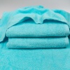 Набір махрових рушників 2шт GM Textile 50х90см, 70х140см 400г/м2 (Лазур)