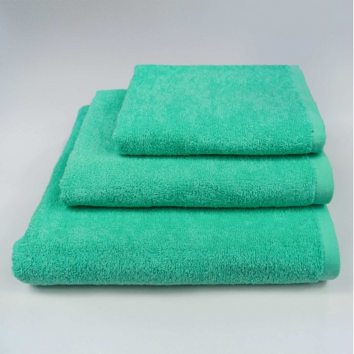 Набір махрових рушників 3шт GM Textile 40х70см, 50х90см, 70х140см 400г/м2 (Бірюза)