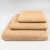 Набір махрових рушників 3шт GM Textile 40х70см, 50х90см, 70х140см 400г / м2 (Гірчичний)