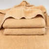 Набір махрових рушників 3шт GM Textile 40х70см, 50х90см, 70х140см 400г / м2 (Гірчичний)