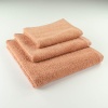 Набір махрових рушників 3шт GM Textile 40х70см, 50х90см, 70х140см 400г / м2 (Темно-Бежевий)