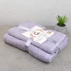 Набір жакардових рушників 2шт GM Textile 50х90см, 70х140см 430г/м2 (Сірий)
