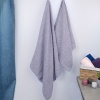 Набір жакардових рушників 2шт GM Textile 50х90см, 70х140см 430г/м2 (Сірий)