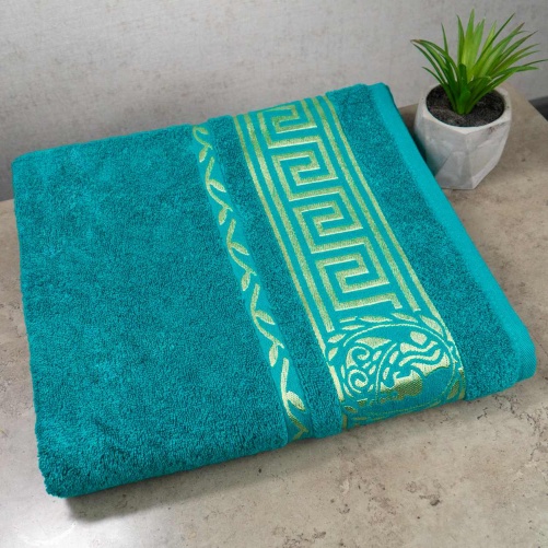 Рушник для сауни GM Textile 70х140см Caesar 450г/м2 (Бірюзовий)