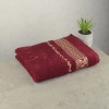 Махровий рушник GM Textile 50х90см Caesar 450г/м2 (Бордовий)