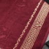 Банне махрове рушник виробництва Узбекистан GM Textile 70х140см Caesar 450г/м2 (Бордовий)
