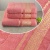 Подарочные полотенца 3шт GM Textile 50х90см, 50х90см, 70х140см Caesar 450г/м2 (Лососевый)