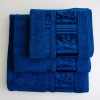 Набор махровых полотенец 3шт GM Textile 40х70см, 50х90см, 70х140см BambooN 450г/м2 (Синий)