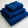 Набор махровых полотенец 3шт GM Textile 40х70см, 50х90см, 70х140см BambooN 450г/м2 (Синий)