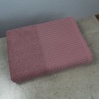 Комплект махрових рушників Вафельний Бордюр 2шт GM Textile 50х90см, 70х140см 500г/м2 (Виноград)