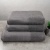 Комплект махрових рушників Вафельний Бордюр 3шт GM Textile 50х90см, 50х90см, 70х140см 500г/м2 (Сірий)