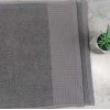 Банний рушник Вафельний Бордюр GM Textile 70х140см 500г/м2 (Сірий)