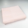 Комплект махрових рушників Вафельний Бордюр 2шт GM Textile 50х90см, 70х140см 500г/м2 (Світло-Рожевий)