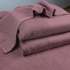 Банний рушник Вафельний Бордюр GM Textile 70х140см 500г/м2 (Виноград)