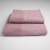 Комплект махрових рушників Вафельний Бордюр 2шт GM Textile 50х90см, 70х140см 450г/м2 (Пудра)