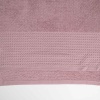 Комплект махрових рушників Вафельний Бордюр 3шт GM Textile 50х90см, 50х90см, 70х140см 450г/м2 (Пудра)