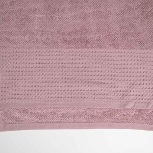 Рушник махровий Вафельний Бордюр GM Textile 40х70см 450г/м2 (Пудра) Рушник махровий Вафельний Бордюр GM Textile 40х70см 450г/м2 (Пудра)