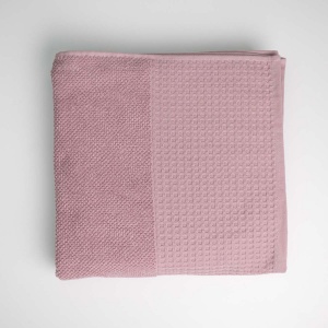Рушник для обличчя та рук Вафельний Бордюр GM Textile 50х90см 450г/м2 (Пудра) Рушник для обличчя та рук Вафельний Бордюр GM Textile 50х90см 450г/м2 (Пудра)