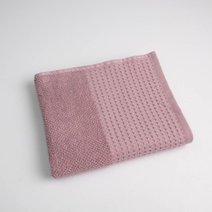 Рушник для обличчя та рук Вафельний Бордюр GM Textile 50х90см 450г/м2 (Пудра) Рушник для обличчя та рук Вафельний Бордюр GM Textile 50х90см 450г/м2 (Пудра)