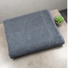 Комплект махрових рушників Уельс 3шт GM Textile 50х90см, 50х90см, 70х140см 500г/м2 (Темно-Сірий)