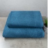 Комплект махрових рушників Уельс 2шт GM Textile 50х90см, 70х140см 500г/м2 (Синій)