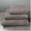 Комплект махрових рушників Уельс 3шт GM Textile 40х70см, 50х90см, 70х140см 500г/м2 (Шоколад)