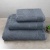 Комплект махрових рушників Уельс 3шт GM Textile 40х70см, 50х90см, 70х140см 500г/м2 (Темно-Сірий)