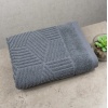 Комплект махрових рушників Уельс 3шт GM Textile 50х90см, 50х90см, 70х140см 500г/м2 (Темно-Сірий)