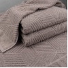 Махровий банний рушник Уельс GM Textile 70х140см 500г/м2 (Шоколад)