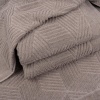 Махровий банний рушник Уельс GM Textile 70х140см 500г/м2 (Шоколад)