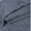 Комплект махрових рушників Уельс 3шт GM Textile 50х90см, 50х90см, 70х140см 500г/м2 (Темно-Сірий)