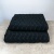 Комплект махрових рушників Жакардових Хвиля 2шт GM Textile 50х90см, 70х140см 500г/м2 (Чорний)
