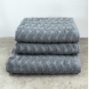 Комплект махрових рушників Жакардових Хвиля 3шт GM Textile 50х90см, 50х90см, 70х140см 500г/м2 (Сірий) Комплект махрових рушників Жакардових Хвиля 3шт GM Textile 50х90см, 50х90см, 70х140см 500г/м2 (Сірий)