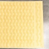 Махровое банное полотенце Жаккардовое Волна GM Textile 100х150см 500г/м2 (Желтый)