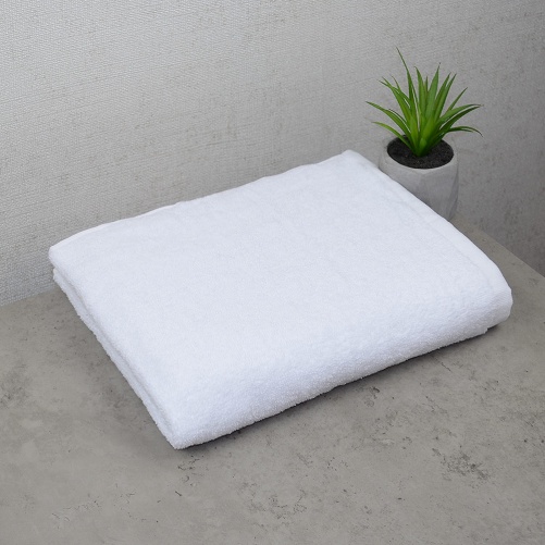 Готельний рушник для обличчя і рук GM Textile 50х90см 500г/м2 (Білий)