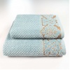 Набір махрових рушників 2шт 50x90см, 70x140см Damask Преміум якості Жакардове з велюром 550г/м2 (М'ятний)