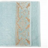 Банний махровий рушник 70x140см Damask Преміум якості Жакардовий з велюром 550г/м2 (М'ятний)