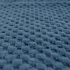 Банний махровий рушник однотонний 70x140см Damask Преміум якості Жакардовий з велюром 550г/м2 (Темно-Синій)