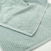 Банний махровий рушник однотонний 70x140см Damask Преміум якості Жакардовий з велюром 550г/м2 (М'ятний)