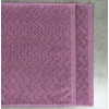 Банний махровий рушник GM Textile 70x140см Преміум якості Жакардовий з велюром 550г/м2 (Фіолетовий)