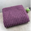 Набір махрових рушників Зеро Твіст 2шт GM Textile 50x90см, 70x140см 550г/м2 (Темно-Бузковий)