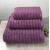 Набір махрових рушників Зеро Твіст 3шт GM Textile 40x70см, 50x90см, 70x140см 550г/м2 (Темно-Бузковий)