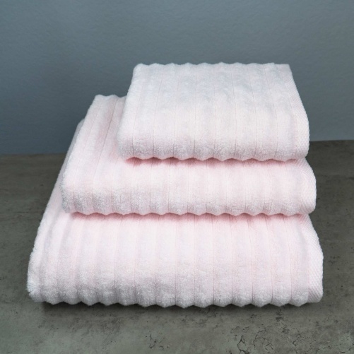 Набір махрових рушників Зеро Твіст 3шт GM Textile 40x70см, 50x90см, 70x140см 550г/м2 (Світло-рожевий)