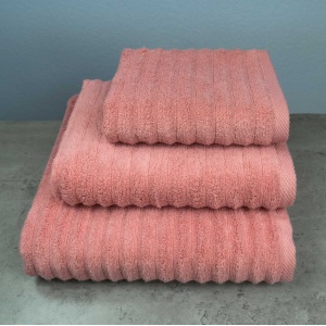 Набір махрових рушників Зеро Твіст 3шт GM Textile 40x70см, 50x90см, 70x140см 550г/м2 (Теракотовий)