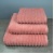 Набір махрових рушників Зеро Твіст 3шт GM Textile 40x70см, 50x90см, 70x140см 550г/м2 (Теракотовий)