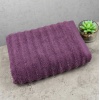 Набір махрових рушників Зеро Твіст 3шт GM Textile 40x70см, 50x90см, 70x140см 550г/м2 (Темно-Бузковий)